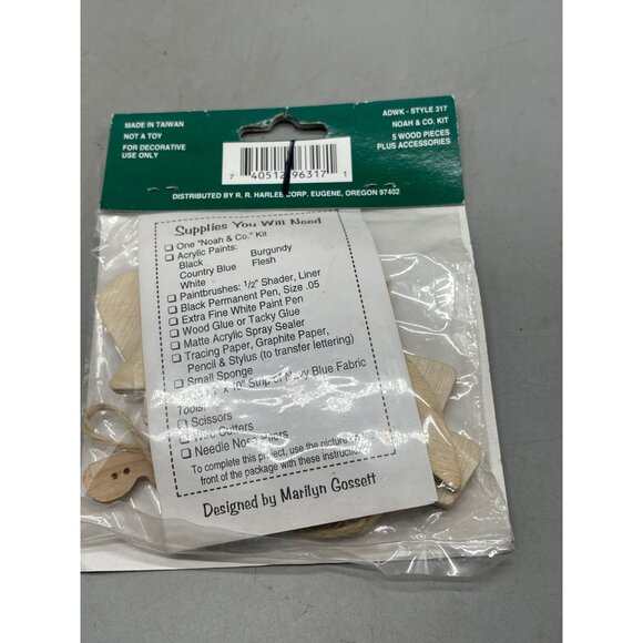 accent design wooden accents Noah & Co ADWK wooden craft kit READ NEW - Picture 5 of 7